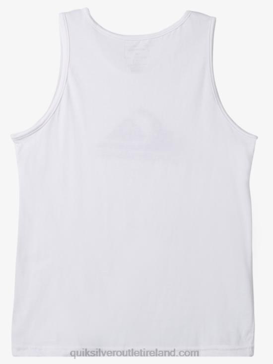 Men Quiksilver Big Logo Tank N02TD263 white