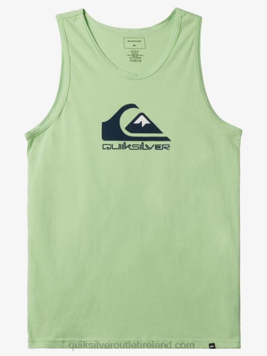 Men Quiksilver Big Logo Tank N02TD264 paradise green