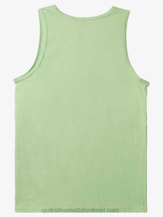 Men Quiksilver Big Logo Tank N02TD264 paradise green