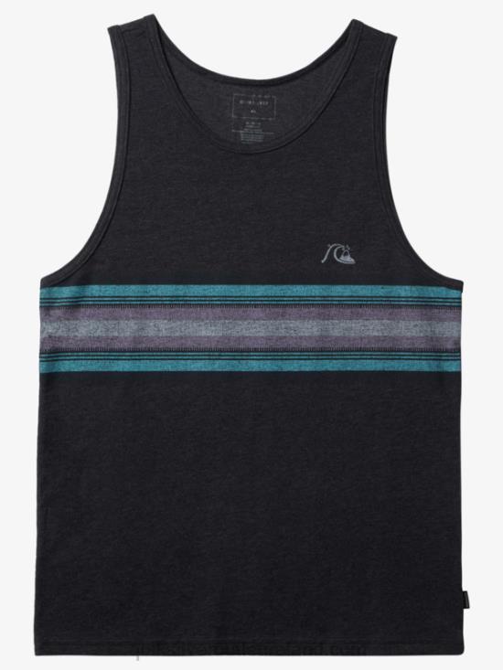 Men Quiksilver Everyday Stripe Tank N02TD705 charcoal heather