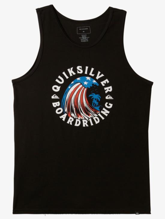 Men Quiksilver Home Of The Wave Tank N02TD155 black