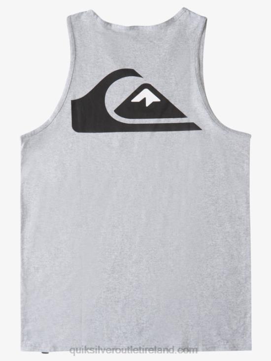 Men Quiksilver Logo Back Tank N02TD1522 athletic heather