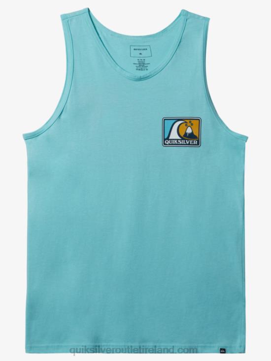 Men Quiksilver Mellow Bubble Tank N02TD165 angel blue