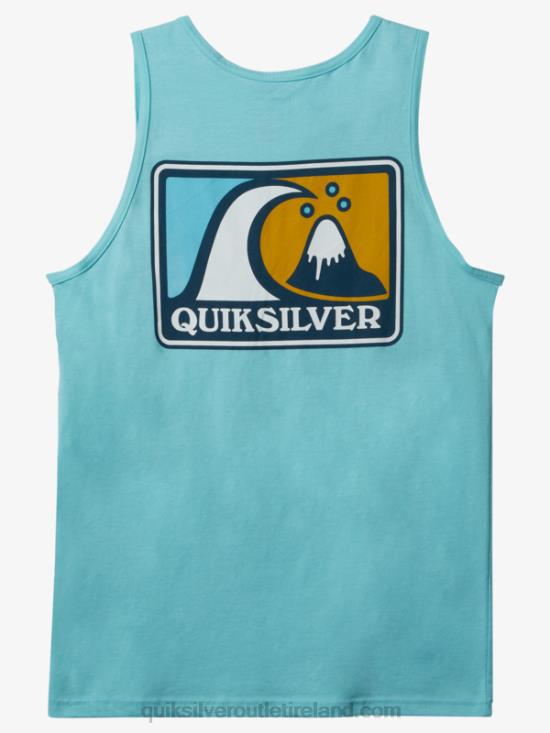Men Quiksilver Mellow Bubble Tank N02TD165 angel blue