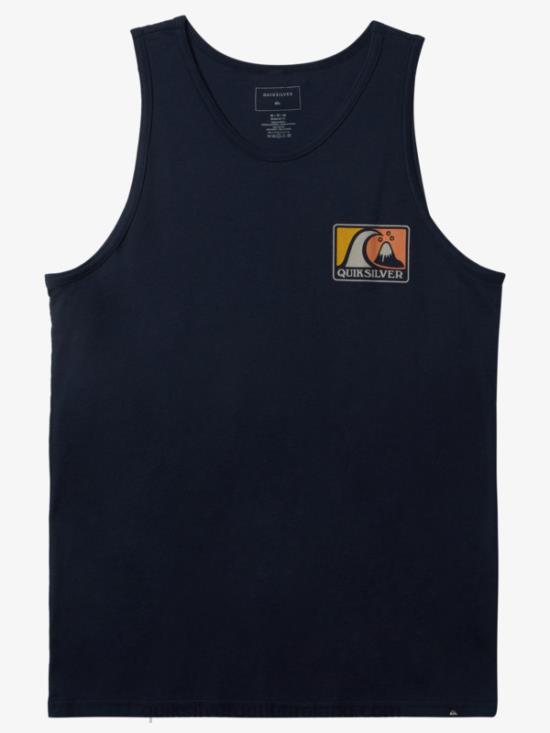 Men Quiksilver Mellow Bubble Tank N02TD166 navy blazer