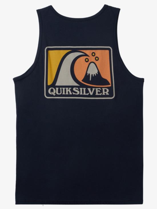Men Quiksilver Mellow Bubble Tank N02TD166 navy blazer
