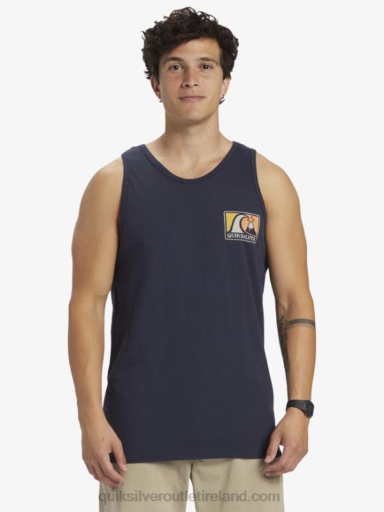 Men Quiksilver Mellow Bubble Tank N02TD166 navy blazer