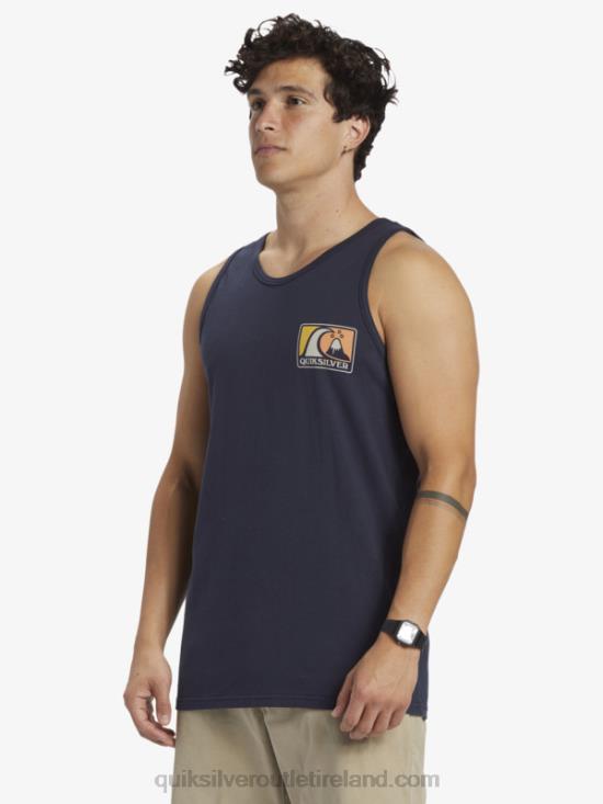 Men Quiksilver Mellow Bubble Tank N02TD166 navy blazer