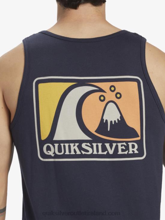 Men Quiksilver Mellow Bubble Tank N02TD166 navy blazer