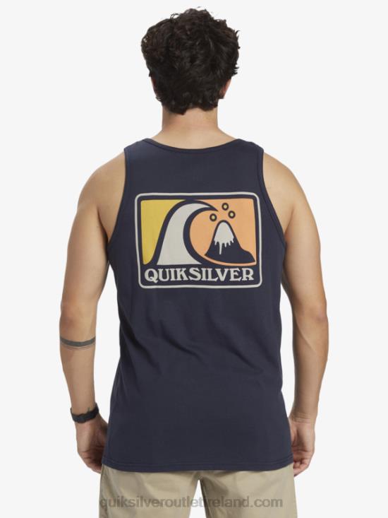 Men Quiksilver Mellow Bubble Tank N02TD166 navy blazer