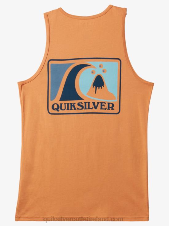 Men Quiksilver Mellow Bubble Tank N02TD167 copper tan