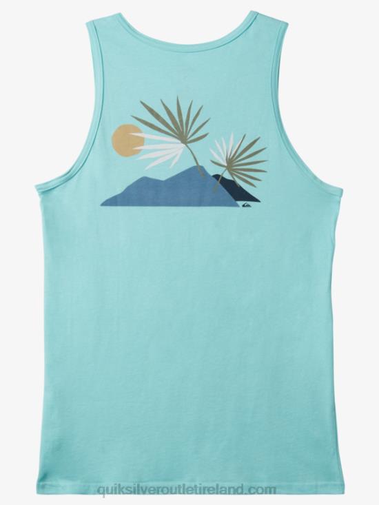 Men Quiksilver New Tribe Tank N02TD126 angel blue