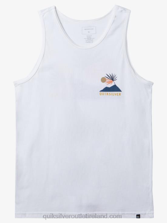 Men Quiksilver New Tribe Tank N02TD127 white