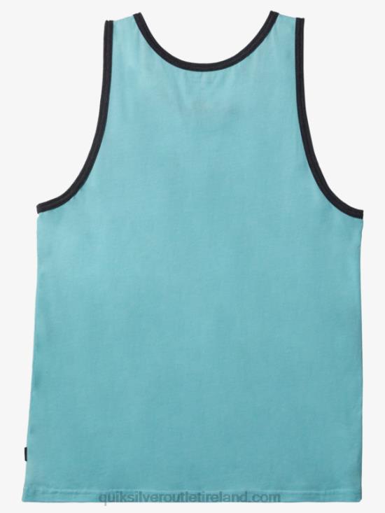 Men Quiksilver Omni Pocket Tank T-shirt N02TD558 angel blue heather