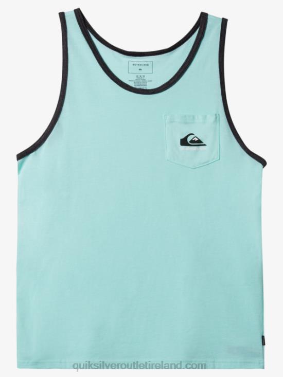 Men Quiksilver Omni Pocket Tank T-shirt N02TD559 beach glass heather