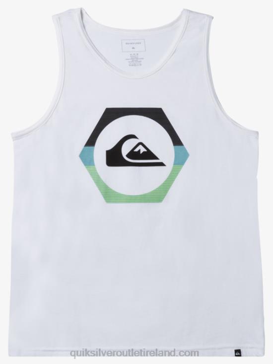 Men Quiksilver Shapeshifter Tank N02TD429 white