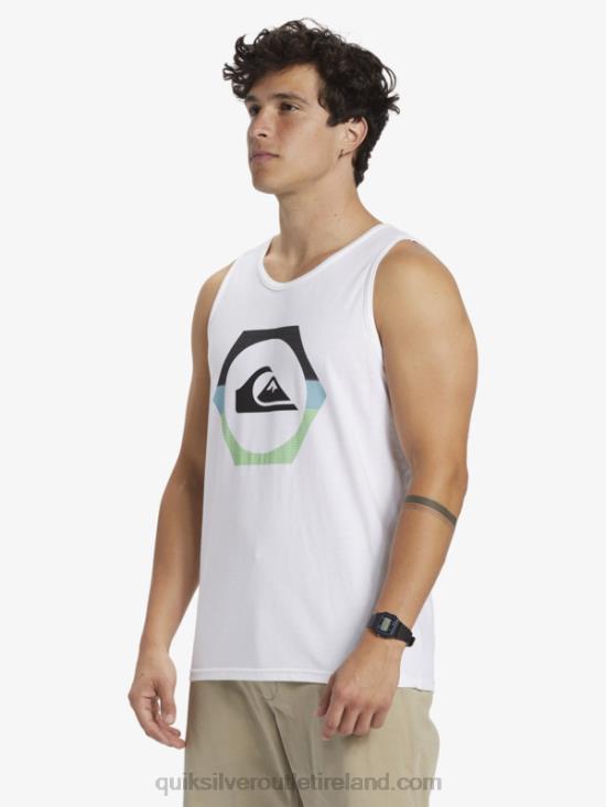 Men Quiksilver Shapeshifter Tank N02TD429 white