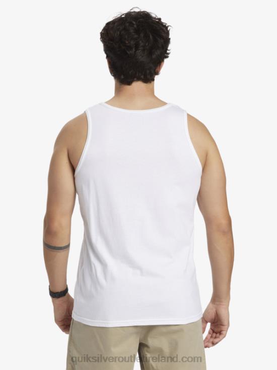 Men Quiksilver Shapeshifter Tank N02TD429 white