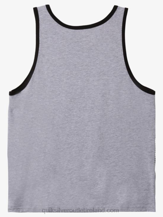 Men Quiksilver Tijuana Stripe Tank N02TD454 athletic heather