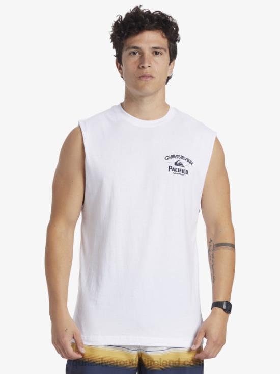 Men Quiksilver x Pacifico Straight Shooter Tank N02TD3 white