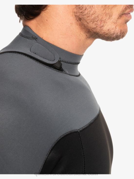 Men Quiksilver 3/2 Everyday Sessions Back-Zip Wetsuit N02TD926 black/gun metal