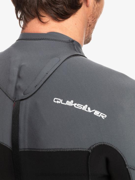 Men Quiksilver 3/2 Everyday Sessions Back-Zip Wetsuit N02TD926 black/gun metal