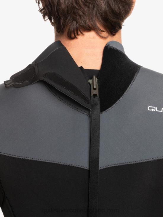 Men Quiksilver 3/2 Everyday Sessions Back-Zip Wetsuit N02TD926 black/gun metal