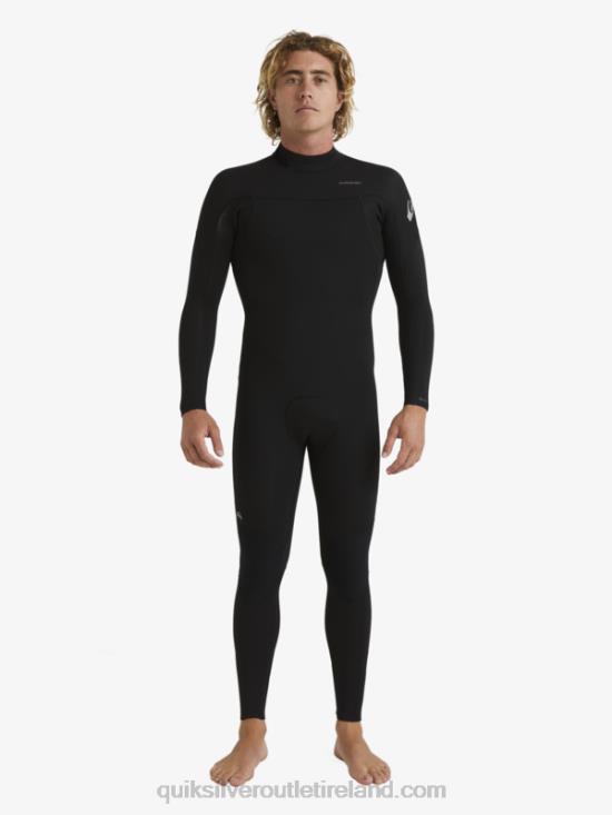 Men Quiksilver 3/2 Everyday Sessions Back-Zip Wetsuit N02TD928 black