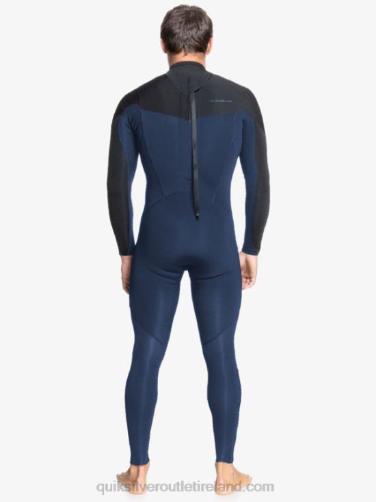 Men Quiksilver 4/3 Everyday Sessions Back-Zip Wetsuit N02TD1175 dark navy/black