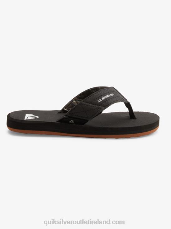 Boys Quiksilver 8-16 Carver Switch Sandals N02TD2210 black/brown