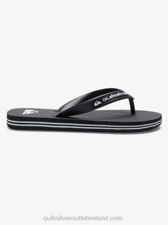 Boys Quiksilver 8-16 Molokai Core Flip-Flops N02TD2168 black