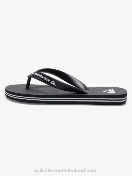 Boys Quiksilver 8-16 Molokai Core Flip-Flops N02TD2168 black