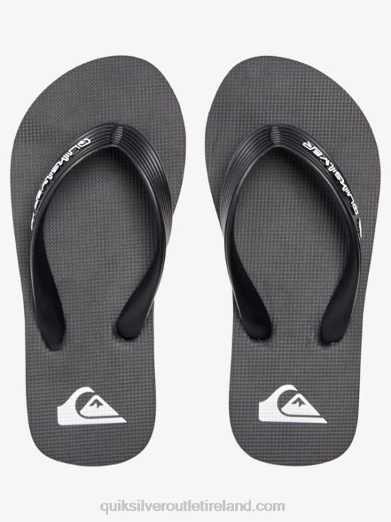 Boys Quiksilver 8-16 Molokai Core Flip-Flops N02TD2168 black