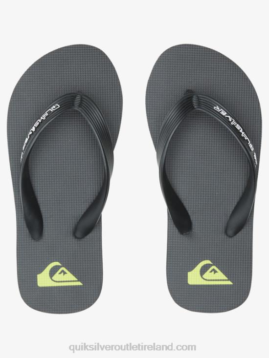 Boys Quiksilver 8-16 Molokai Core Flip-Flops N02TD2169 black
