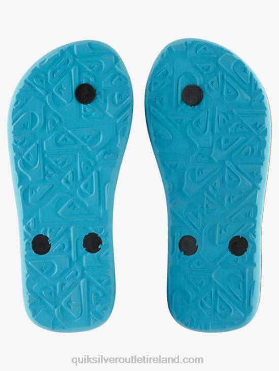 Boys Quiksilver 8-16 Molokai Core Flip-Flops N02TD2169 black