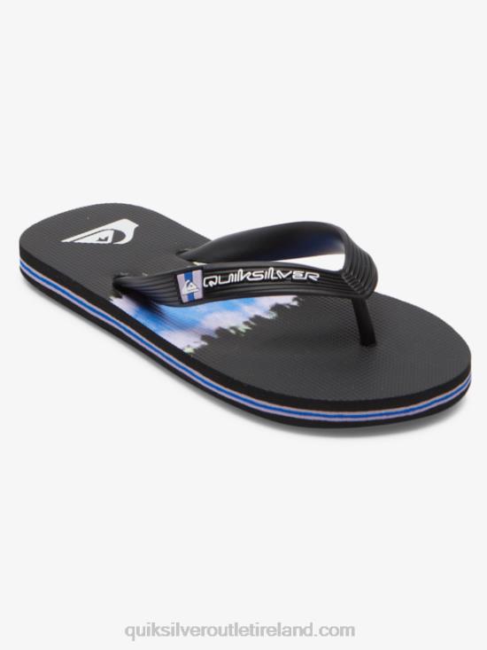 Boys Quiksilver 8-16 Molokai Flip-Flops N02TD2023 black