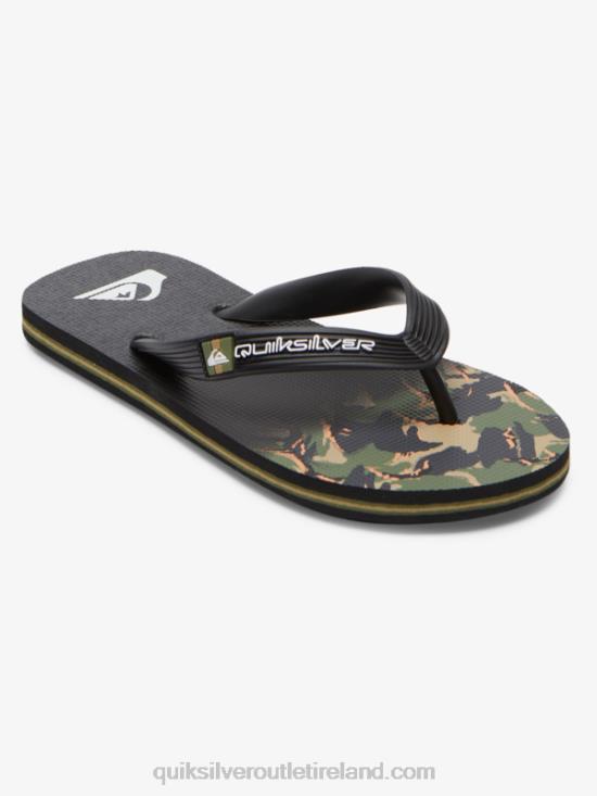 Boys Quiksilver 8-16 Molokai Flip-Flops N02TD2025 green 1