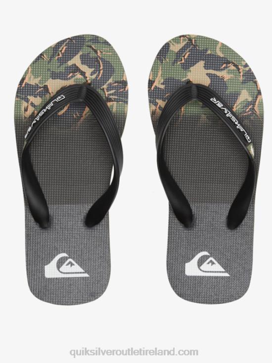 Boys Quiksilver 8-16 Molokai Flip-Flops N02TD2025 green 1