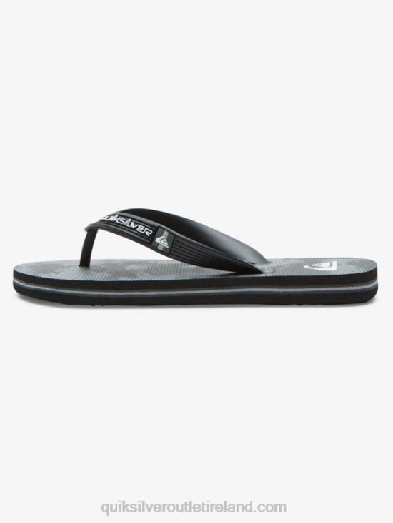 Boys Quiksilver 8-16 Molokai Flip-Flops N02TD2026 black/grey