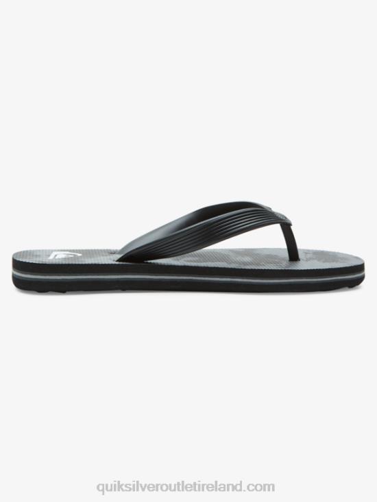 Boys Quiksilver 8-16 Molokai Flip-Flops N02TD2026 black/grey