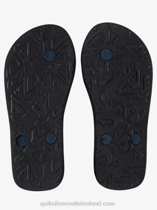 Boys Quiksilver 8-16 Molokai Flip-Flops N02TD2028 black/grey