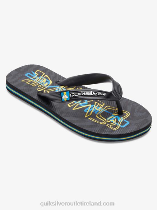Boys Quiksilver 8-16 Molokai Flip-Flops N02TD2029 black