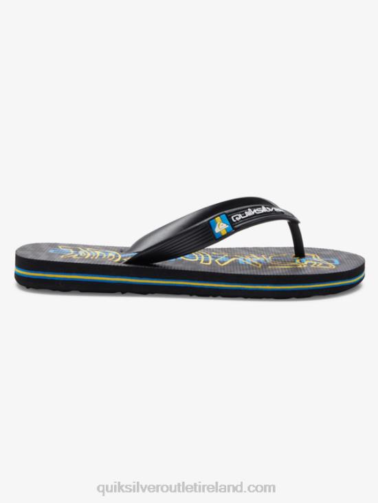Boys Quiksilver 8-16 Molokai Flip-Flops N02TD2029 black