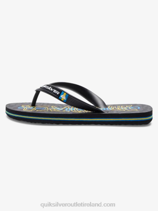 Boys Quiksilver 8-16 Molokai Flip-Flops N02TD2029 black