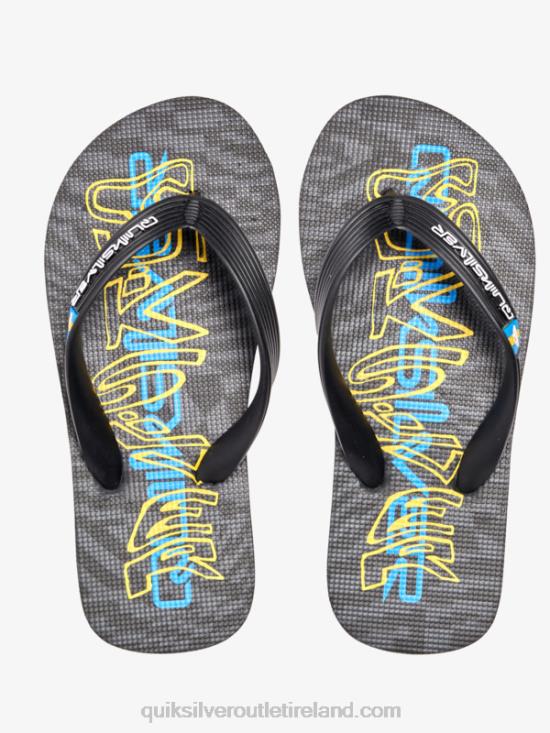Boys Quiksilver 8-16 Molokai Flip-Flops N02TD2029 black