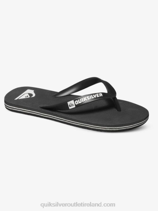 Boys Quiksilver 8-16 Molokai Flip-Flops N02TD2106 black/white