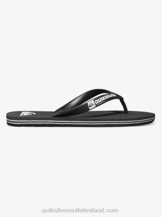 Boys Quiksilver 8-16 Molokai Flip-Flops N02TD2106 black/white