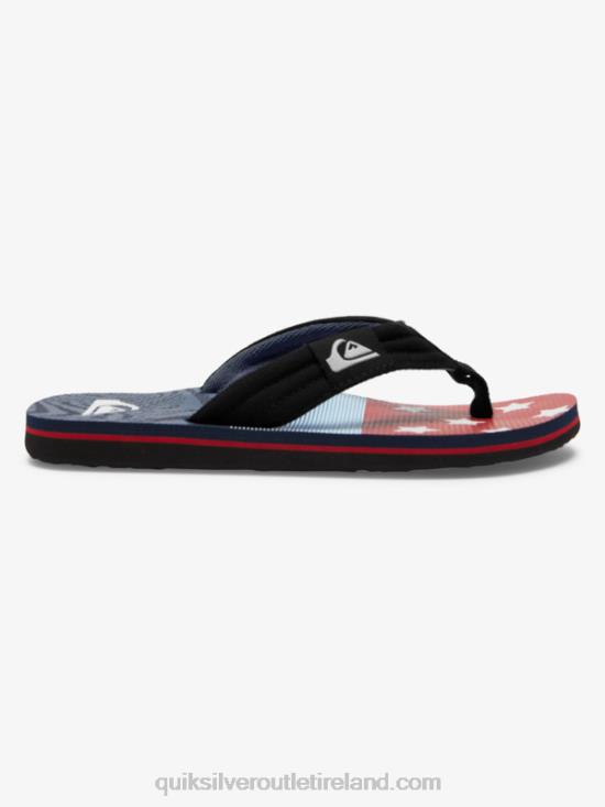Boys Quiksilver 8-16 Molokai Layback Sandals N02TD1992 blue 3