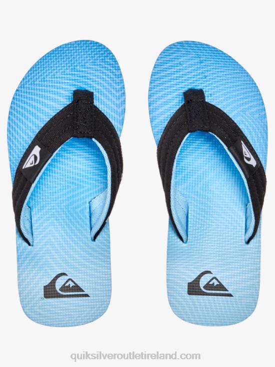 Boys Quiksilver 8-16 Molokai Layback Sandals N02TD1996 blue 7