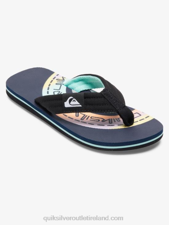 Boys Quiksilver 8-16 Molokai Layback Sandals N02TD1997 blue/orange